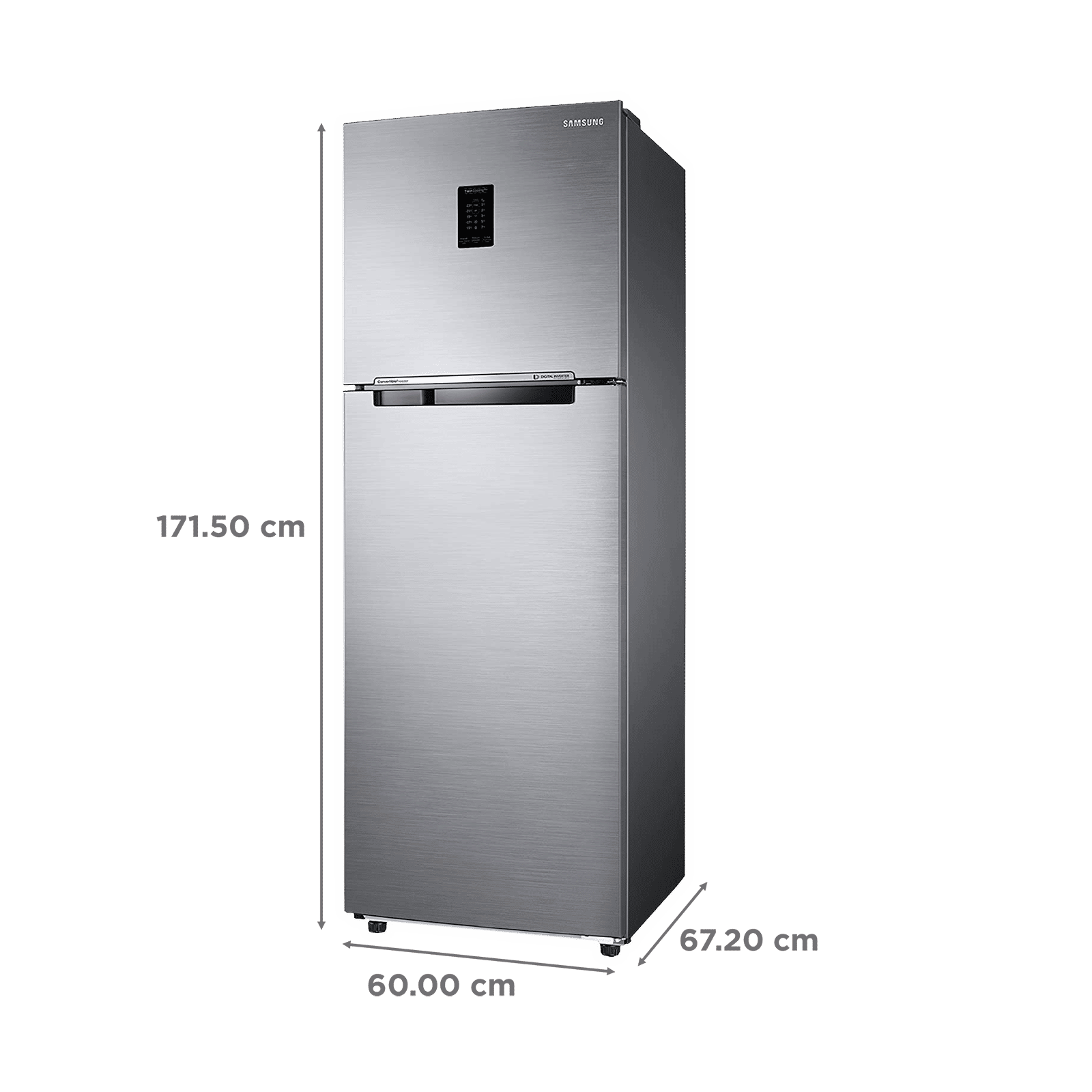 Buy SAMSUNG 322 Litres 2 Star Frost Free Double Door Convertible